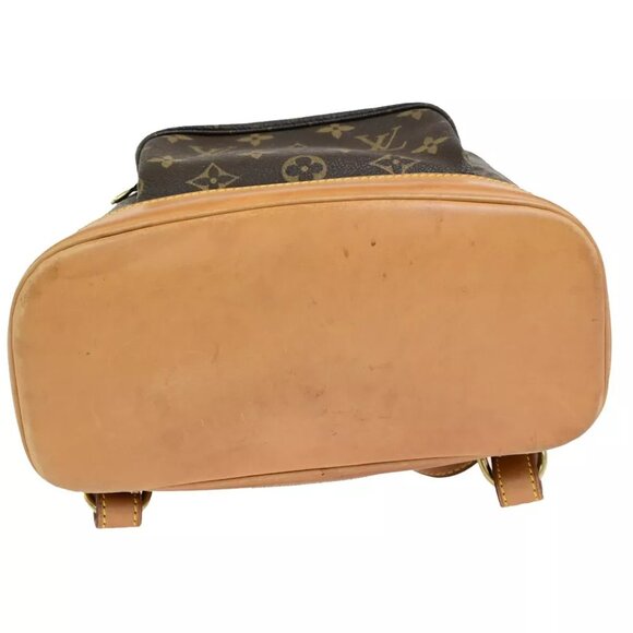 LOUIS VUITTON Montsouris MM Backpack Bag Monogram Leather Brown M51136 99FB425 - Picture 13 of 16